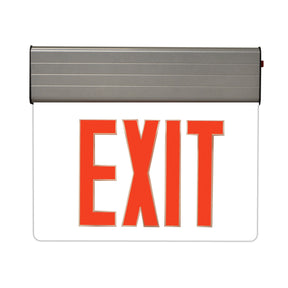 MaxLite Edgelit Exit Sign with Battery Backup