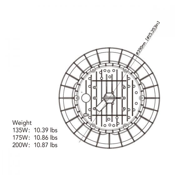 Motion Sensor for High Lumen High Bays